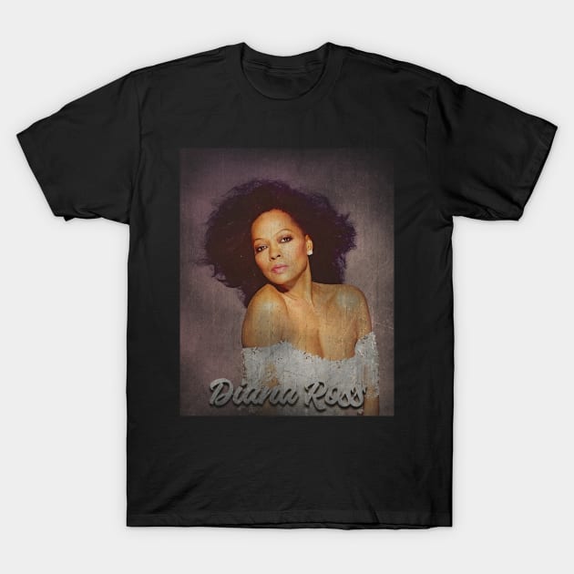 Vintage Diana Ross T-Shirt by Ihkwan Art